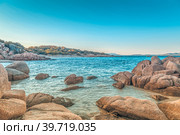 Capriccioli beach in Costa Smeralda. Стоковое фото, фотограф Татьяна  Бральнина / Фотобанк Лори