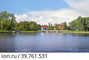 Pond Upper. Kaliningrad, Russia (2017 год). Стоковое фото, фотограф Belikart / Фотобанк Лори