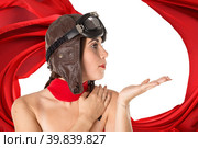 Beautiful aviator. Стоковое фото, фотограф Luis Louro / PantherMedia / Фотобанк Лори