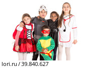 Kids in costumes. Стоковое фото, фотограф Luis Louro / PantherMedia / Фотобанк Лори
