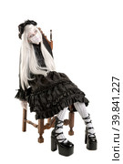 Widow doll girl. Стоковое фото, фотограф Luis Louro / PantherMedia / Фотобанк Лори