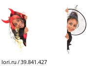 Kids in Halloween. Стоковое фото, фотограф Luis Louro / PantherMedia / Фотобанк Лори