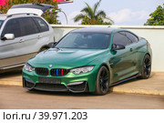 BMW M4 (2023 год). Редакционное фото, фотограф Art Konovalov / Фотобанк Лори