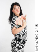 Pretty woman with cash. Стоковое фото, фотограф Сергей Буторин / Фотобанк Лори