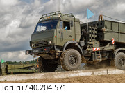Motion of the mechanized bridge from TMM set (2017 год). Редакционное фото, фотограф Сергей Буторин / Фотобанк Лори