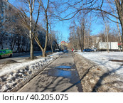 Чусовская улица. Район Гольяново. Город Москва (2023 год). Редакционное фото, фотограф lana1501 / Фотобанк Лори