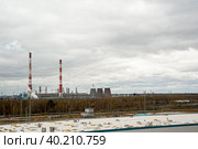 «ЗапСибНефтехим» — один из крупнейших нефтегазохимических комплексов в мире, лидер по выпуску базовых полимеров в России. Стоковое фото, фотограф Сергей Буторин / Фотобанк Лори