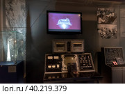 Фрагмент пульта управления «Лунохода-1». Музей космонавтики и ракетной техники им. В.П. Глушко в Петропавловской крепости. Санкт-Петербург (2022 год). Редакционное фото, фотограф Румянцева Наталия / Фотобанк Лори