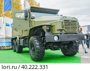 Armored truck of increased passability URAL-4320 (2013 год). Редакционное фото, фотограф Сергей Буторин / Фотобанк Лори