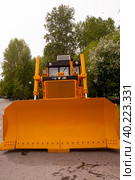 Bulldozer B10M on exhibition range (2015 год). Редакционное фото, фотограф Сергей Буторин / Фотобанк Лори