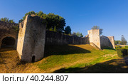 Walls of best preserved medieval town Provins in France. Стоковое фото, фотограф Яков Филимонов / Фотобанк Лори