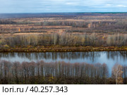 Потрясающие виды на реку Клязьму с Лысой горы. Гороховец. Россия. Стоковое фото, фотограф Pukhov K / Фотобанк Лори