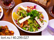 Turkish traditional choban salad. Стоковое фото, фотограф Яков Филимонов / Фотобанк Лори