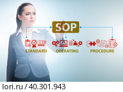 Concept of standard operating procedure. Стоковое фото, фотограф Elnur / Фотобанк Лори