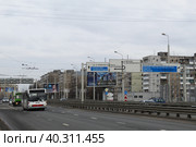 Второй Эстакадный мост в Калининграде (2023 год). Редакционное фото, фотограф Иван Дуплик / Фотобанк Лори