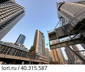 Skyscrapers and Israel diamond center in Ramat Gan (2023 год). Редакционное фото, фотограф Irina Opachevsky / Фотобанк Лори