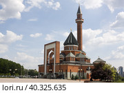 Мемориальная мечеть на Поклонной горе в парке Победы в Москве (2022 год). Редакционное фото, фотограф Солодовникова Елена / Фотобанк Лори