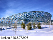 The new hockey arena on Gorsky (2023 год). Редакционное фото, фотограф ArhSib / Фотобанк Лори