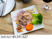 Typical Peruvian seviche. Стоковое фото, фотограф Яков Филимонов / Фотобанк Лори