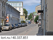 Подкопаевский переулок. Таганский район. Город Москва (2014 год). Редакционное фото, фотограф lana1501 / Фотобанк Лори