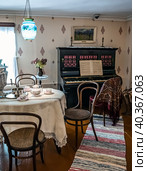Дом-музей Исаака Левитана, Плес, Россия (2019 год). Редакционное фото, фотограф Инна Грязнова / Фотобанк Лори