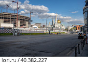Москва, соборная мечеть у СК "Олимпийский" (2023 год). Редакционное фото, фотограф Владимир Макеев / Фотобанк Лори