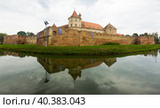 Castle in Fagaras is arhitectural landmark. Стоковое фото, фотограф Яков Филимонов / Фотобанк Лори
