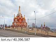 Михайло-Архангельский собор (Собор Святого Архистратига Михаила). Ижевск. Удмуртская Республика (2023 год). Редакционное фото, фотограф Сергей Афанасьев / Фотобанк Лори