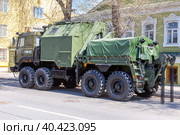 Russian repair and recovery vehicle REM-KL (2018 год). Редакционное фото, фотограф FotograFF / Фотобанк Лори