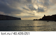 Закат над заливом Фомм-ир-Рих. Мальта. (Sunset over the Bay of Fomm ir-Rih. Malta.) (2018 год). Стоковое фото, фотограф Igor Bakirov / Фотобанк Лори