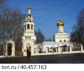 Церковь Ильи Пророка в Черкизове (на Штатной Горке). Большая Черкизовская улица, 17. Район Преображенское. Город Москва (2014 год). Стоковое фото, фотограф lana1501 / Фотобанк Лори