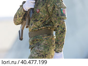 Portugal Commandos - special force soldier standing in uniform (2023 год). Стоковое фото, фотограф Константин Шишкин / Фотобанк Лори