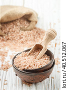 Raw Organic Devzira Rice on a white table. Стоковое фото, фотограф Виктория Панченко / Фотобанк Лори