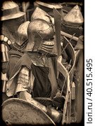 The knights fight in the tournament (2014 год). Редакционное фото, фотограф Анна Кривицкая / Фотобанк Лори