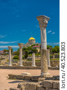 Museum-reserve Chersonesos Tauride. An ancient polis founded by the ancient Greeks on the Heracles Peninsula. (2021 год). Редакционное фото, фотограф Анна Кривицкая / Фотобанк Лори