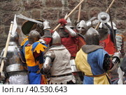 Russia, Vyborg, 30,07,2011 Festival of the historical reconstruction of the Middle Ages "Vyborg Castle" Редакционное фото, фотограф Анна Кривицкая / Фотобанк Лори