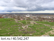 Вид на город с горы Митридат. Керчь (2023 год). Стоковое фото, фотограф Анна Зеленская / Фотобанк Лори