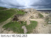 Руины Пантикапея. Керчь. Крым (2023 год). Стоковое фото, фотограф Анна Зеленская / Фотобанк Лори