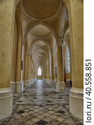 The transept with organ of the Cathedral of Assumption of Our Lady and Saint John the Baptist . Church is UNESCO World Heritage Site (2016 год). Редакционное фото, фотограф Анна Кривицкая / Фотобанк Лори