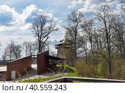 Sigulda Medieval Castle. Latvia (2016 год). Редакционное фото, фотограф Анна Кривицкая / Фотобанк Лори