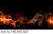 Fire background. Illustration AI Generative. Стоковое AI-изображение, AI-художник Юлия Гапеенко / Фотобанк Лори