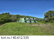 Vladivostok, Russia, 26,08, 2016. Nobody, Military-historical Museum the Voroshilov battery on Russian island. Редакционное фото, фотограф Анна Кривицкая / Фотобанк Лори
