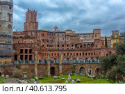 Antique Ruins in Rome, Italy (2018 год). Редакционное фото, фотограф Анна Кривицкая / Фотобанк Лори