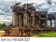 Angkor Wat Temple, Siem reap, Cambodia (2017 год). Стоковое фото, фотограф Анна Кривицкая / Фотобанк Лори