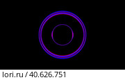 Seamless VJ Loop Abstract Pulsing Ring motion graphic element for background or logo placement. Purple and red Stylish Club Visuals. Looped. portal effect or beating heart pulse. 3D render, 4K loop. Стоковое видео, видеограф Ирина Ткачук / Фотобанк Лори