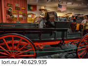 LURAY, VA - 20,06,2016 : The Car and Carriage Caravan Museum in Luray, Virginia,  It is a unique collection of authentically restored cars, carriages, coaches and costumes from 1725 to 1941. Редакционное фото, фотограф Анна Кривицкая / Фотобанк Лори