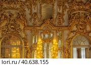 Gold stucco on the walls of the palace (2012 год). Редакционное фото, фотограф Анна Кривицкая / Фотобанк Лори