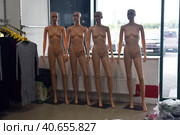 Russia, St. Petersburg, 09,09,2017 Naked mannequins, sale. Редакционное фото, фотограф Анна Кривицкая / Фотобанк Лори