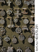 Copper amulets. Стоковое фото, фотограф Анна Кривицкая / Фотобанк Лори