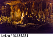 Dream Lake in Luray Caverns, Virginia, USA (2016 год). Стоковое фото, фотограф Анна Кривицкая / Фотобанк Лори